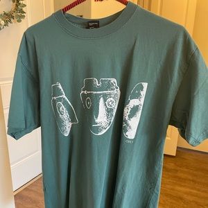 (M) Green/Blue Graphic Tee